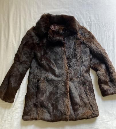 Image 3 of Vintage genuine rabbit fur coat