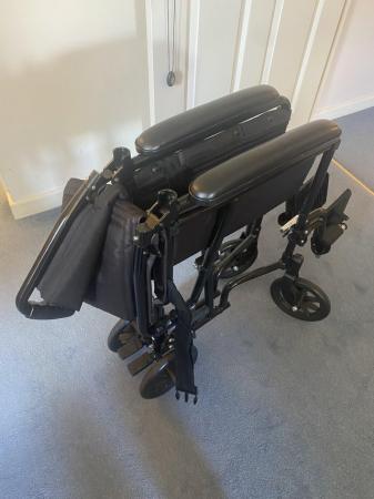 Image 3 of Folding Wheelchair with removable cushion