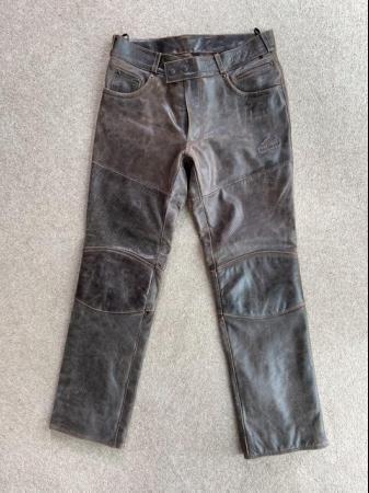 Image 1 of As New - Hein Gericke - fully lined leather m/c trousers