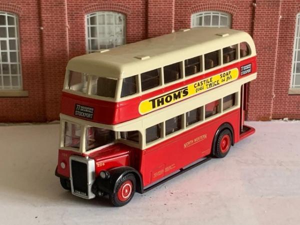 Image 1 of SCALE MODEL BUS 1947 North Western LEYLAND PD2 Route 77