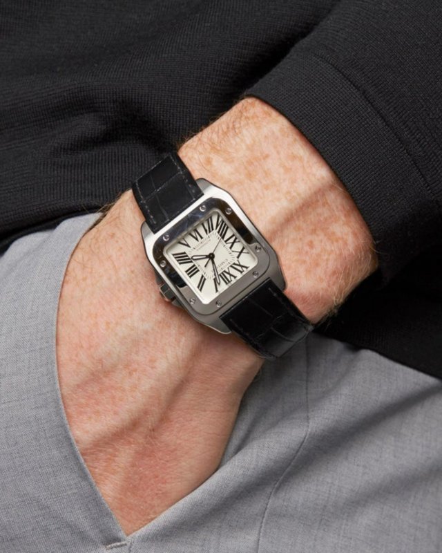 Preview of the first image of (Good) Cartier Santos 100 2878.