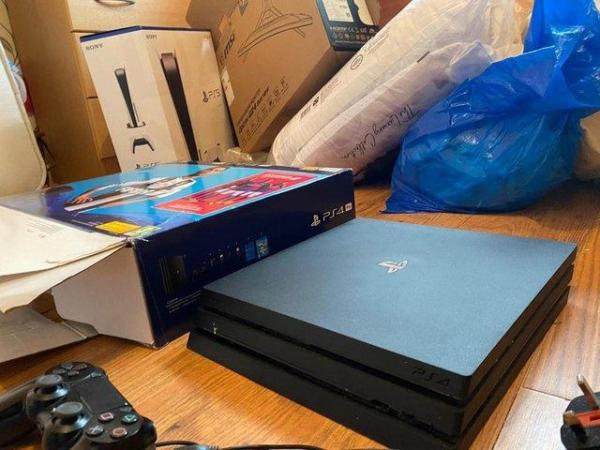 Image 2 of PS4 Pro Playstation Pro 1TB with box good condition