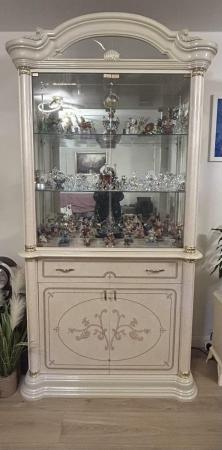 Image 2 of Italian Display Cabinets x 3 plus matching TV Cabinet