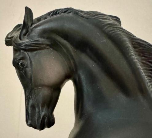 Image 4 of ‘FURY’ black stallion by Pamela Du Boulay Franklin Mint