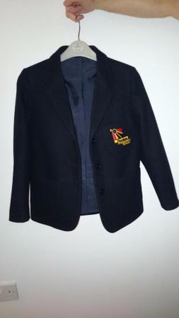 Image 2 of Boys Navy woollen blazer/jacket