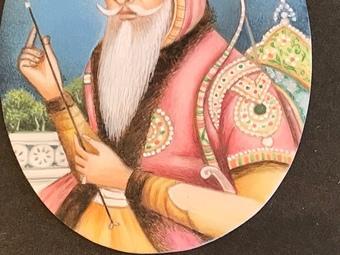 Image 7 of ' The Tiger of The Punjab ' Ranjeet Singh miniature painting