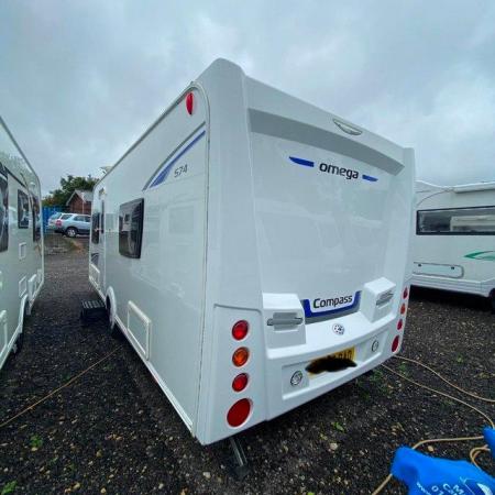 Image 3 of Compass Omega 574, 2014 4 Berth Caravn *Single Beds*