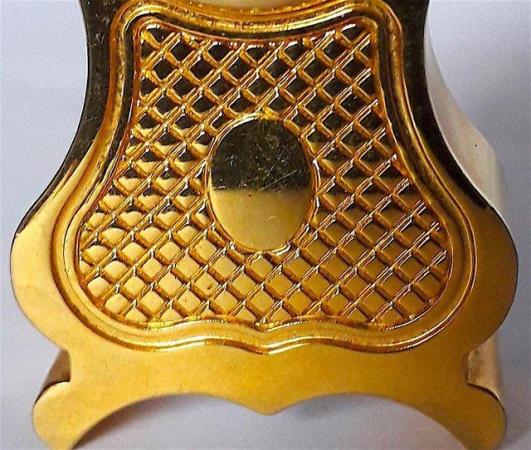 Image 2 of MINIATURE NOVELTY CLOCK - AN ORNATE MANTLE