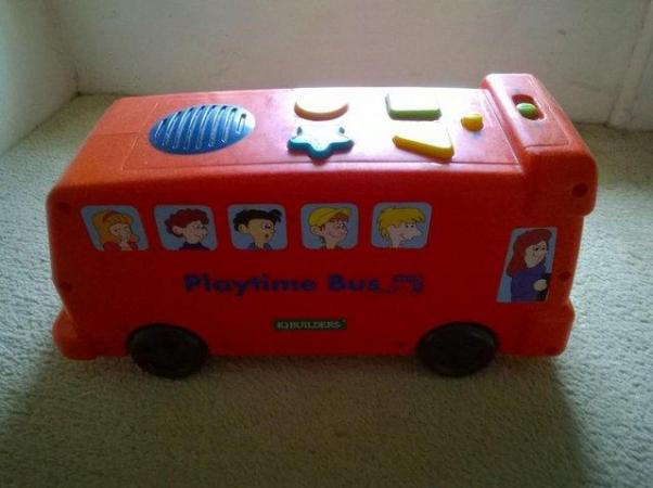 Image 2 of IQ Builders Playtime Bus pre-school toy