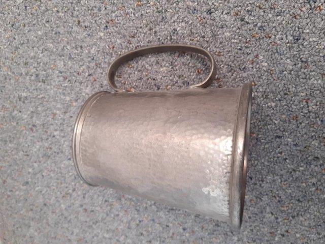 Preview of the first image of Pewter Tankards, antique, very old.