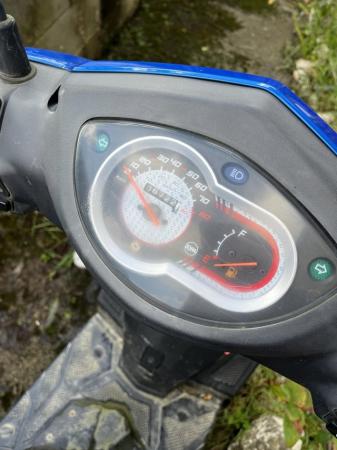 Image 1 of Blue Mask Sym 50cc Moped for sale
