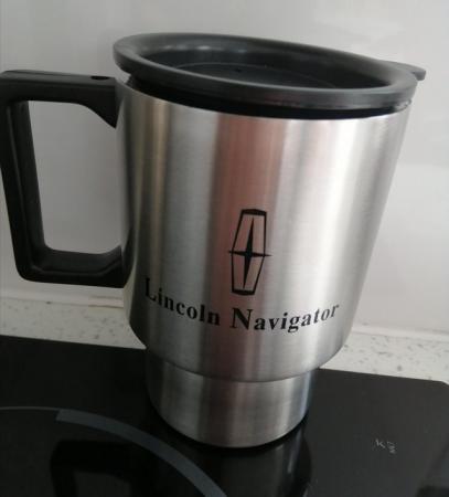 Image 14 of A Lincoln Navigator Travel Mug for Hot and Cold Drinks.