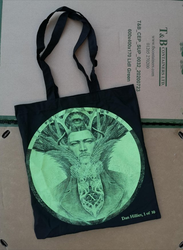 Preview of the first image of Dan Hillier/The Other Art Fair bag for life, very rare.