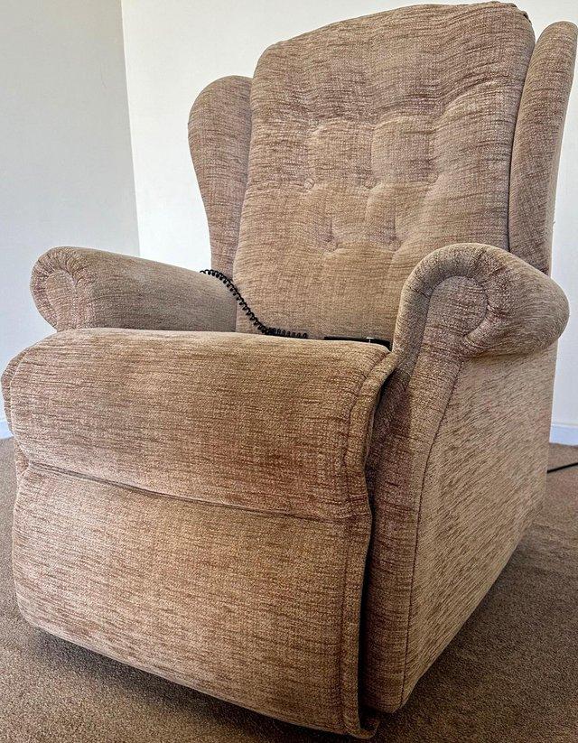 Preview of the first image of SHERBORNE ELECTRIC RISER RECLINER DUAL MOTOR CHAIR DELIVERY.
