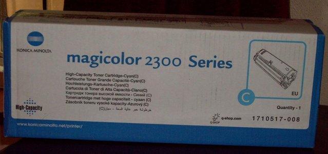 Preview of the first image of Minolta Magicolor 2300 {Cyan} Toner Print Cartridge.