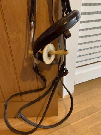 Image 2 of Brown leather bridle