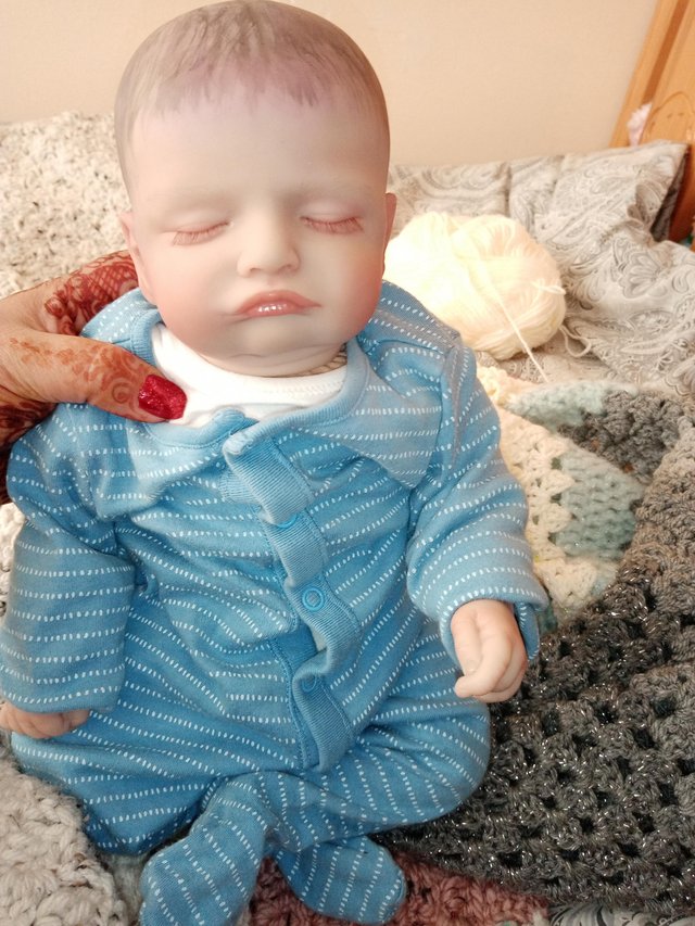 Preview of the first image of Roseline reborn baby doll preemie.