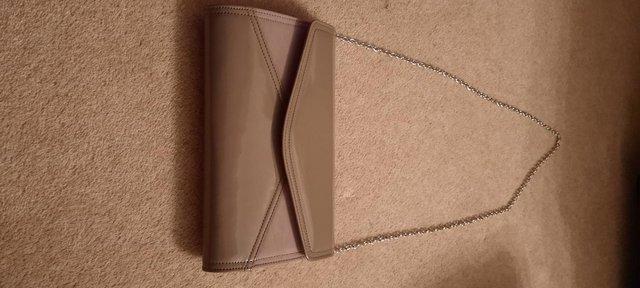 Image 1 of Ladies Hotter Patent Clutch Bag with strap
