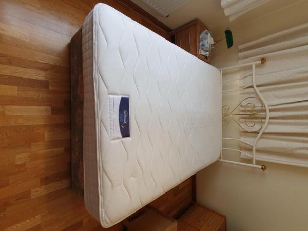 Image 3 of Double Divan Bed and Mattress