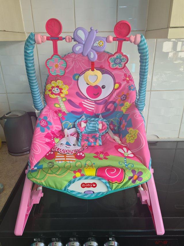 Preview of the first image of Ibaby rocker bouncer chair.
