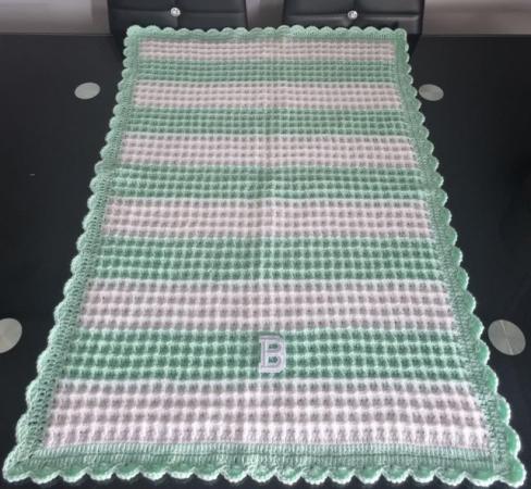 Image 1 of Crochet Baby blanket, handmade