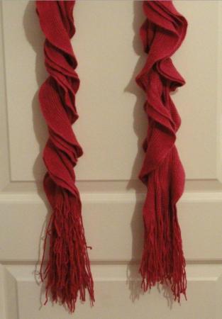 Image 4 of New Women's Dunnes Red Long Red Scarf