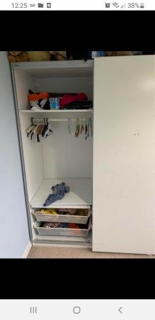 Image 3 of Ikea Pax large sliding 2 door wardrobe