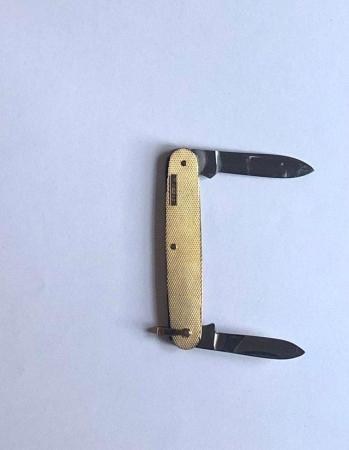 Image 2 of Vintage gold sided paper pen knife from Garrard.
