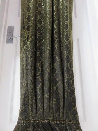 Image 2 of ROMAN Gold & Black evening dress in Size14