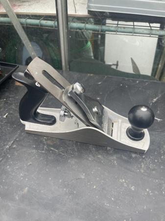 Image 1 of MacAllister smoothing plane.  Excellent condition.