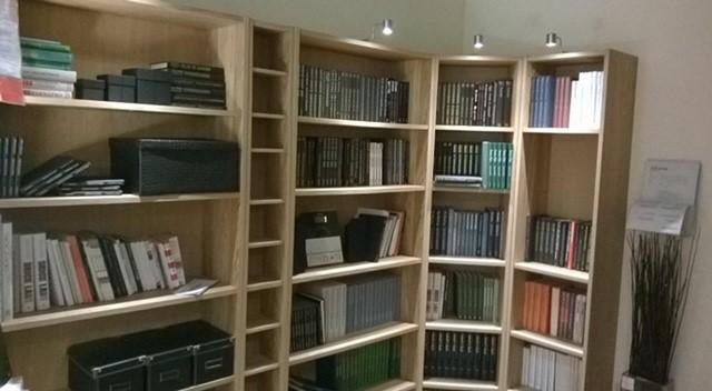 Image 1 of Ikea Billy Corner Bookshelf/Shelves Combination