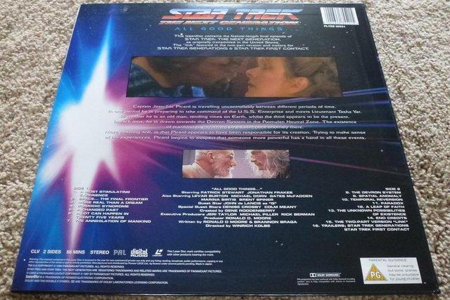 Image 3 of Star Trek: TNG, All Good Things. Laserdisc (1994)