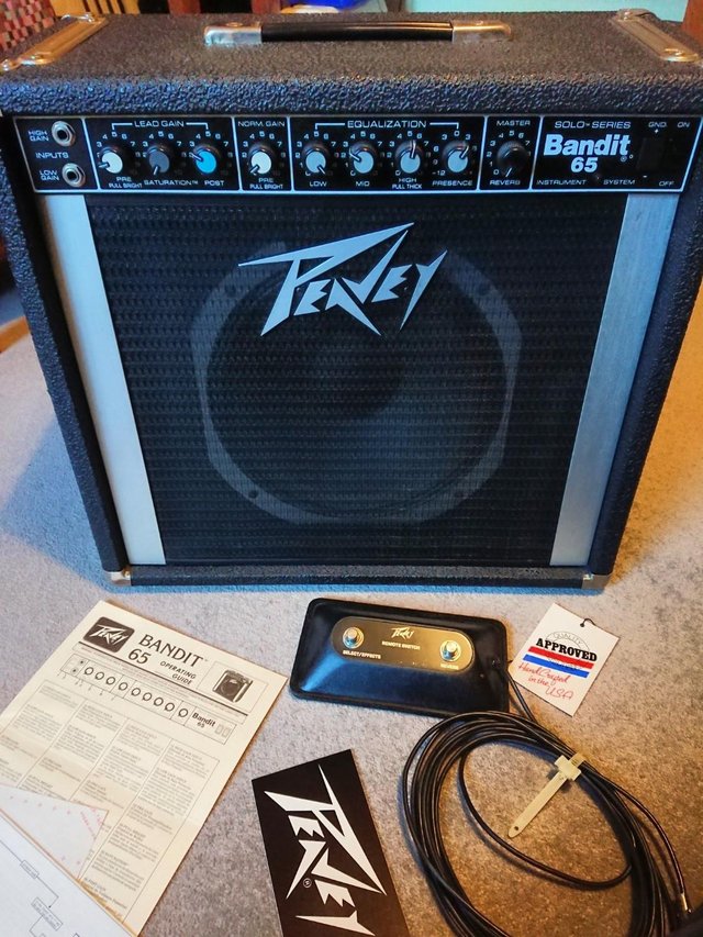 Preview of the first image of Peavey Bandit 65 amp, brilliant condition, legendary.