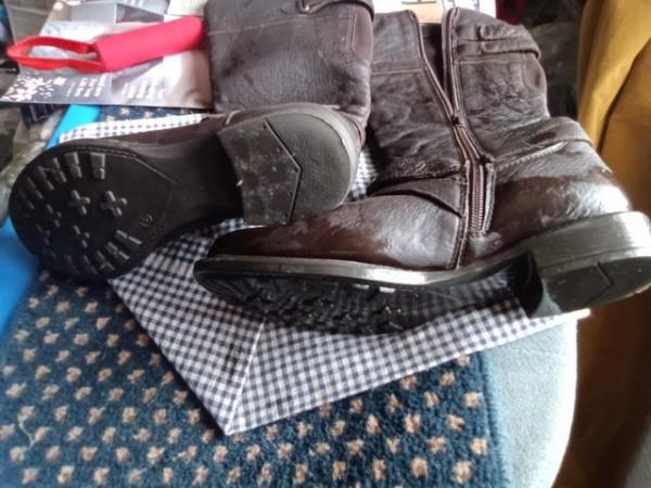Image 2 of George ladies boots,used only 2 x worn, Leather uppers