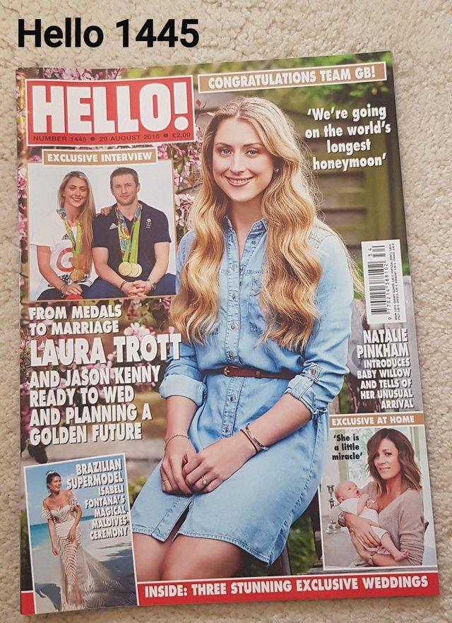 Preview of the first image of Hello Magazine 1445 - Laura Trott & Jason Kenny..