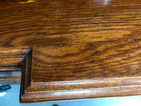 Image 3 of Light Oak Welsh dresser/sideboard Victorian? mirror