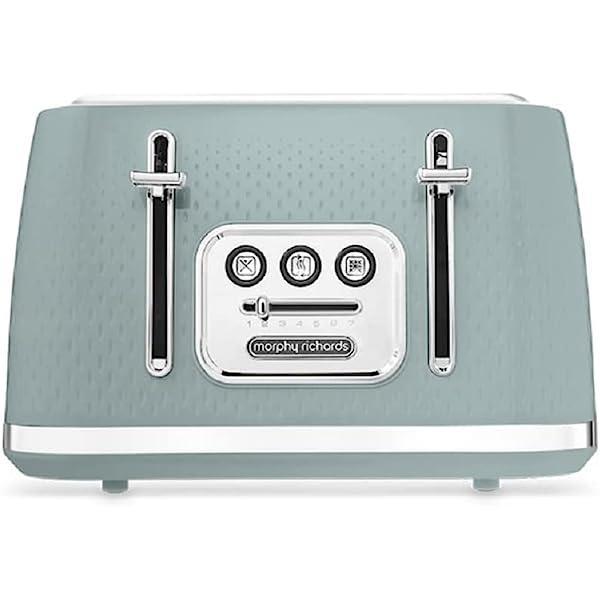 Preview of the first image of MORPHY RICHARDS VERVE 4 SLICE TOASTER-SAGE GREEN-NEW.