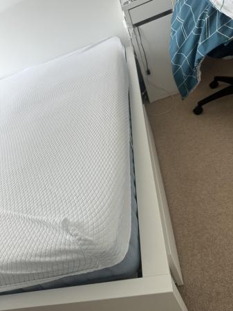 Image 1 of IKEA MALM king Bed frame white (no drawers, no mattress)