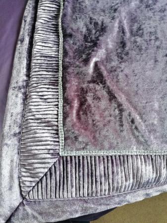 Image 3 of Plum/Purple Bed Throw by Julian Charles