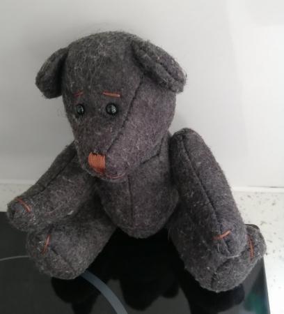 Image 19 of A Dark Grey Boyds Collector Bear.The Archives Series.