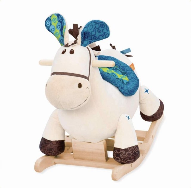 Preview of the first image of Banjo wooden rocking horse.