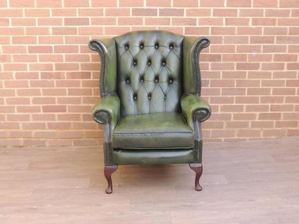 Image 3 of Chesterfield Wingback Armchair (UK Delivery)