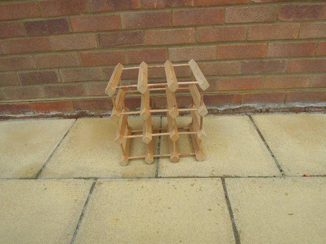 Preview of the first image of Wine or bottle rack wooden.