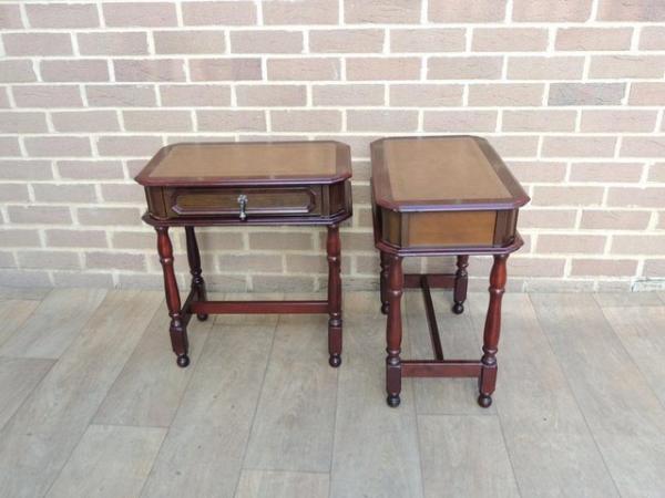 Image 9 of Pair of Retro Bedside Tables (UK Delivery)