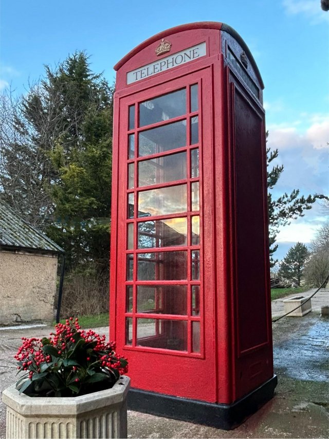 Preview of the first image of K6 Red Telephone Box Cast Iron Public Telephone Kiosk By Sir.