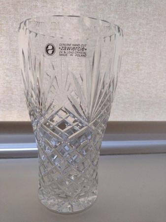 Image 3 of 'Zawiercie' Polish Cut Glass Vase