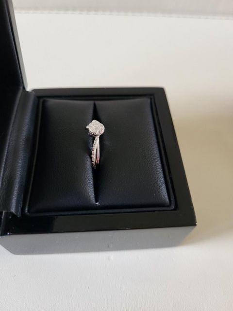 Preview of the first image of Diamond Ring 18k White Gold (new).