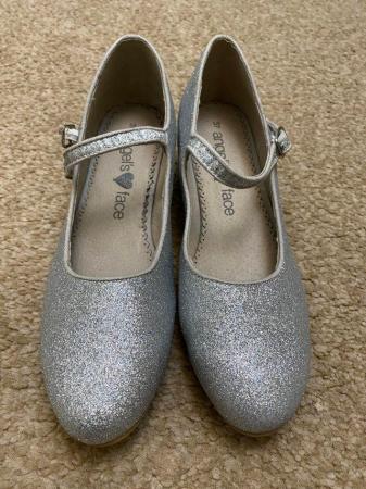 Image 2 of Silver glittershoes - size 4 EU 37