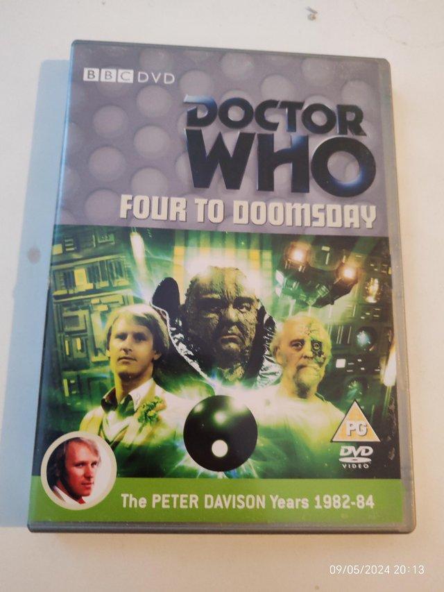 Preview of the first image of Doctor who four to doomsday dvd.