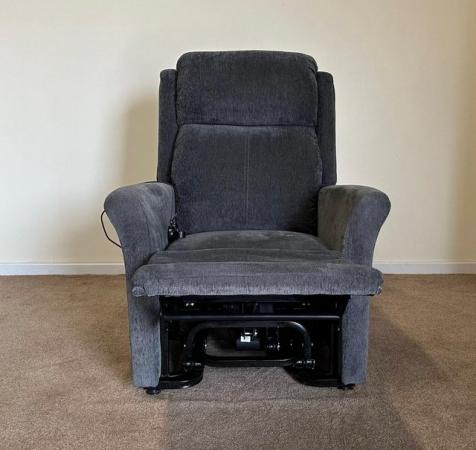 Image 7 of ELECTRIC RISER RECLINER DUAL MOTOR CHAIR GREY ~ CAN DELIVER